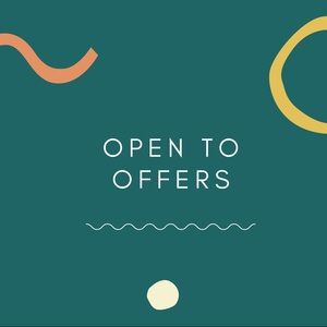 Reasonable offers welcome!